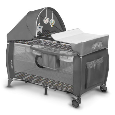 изображение Манеж-кровать lionelo sven plus grey scandi